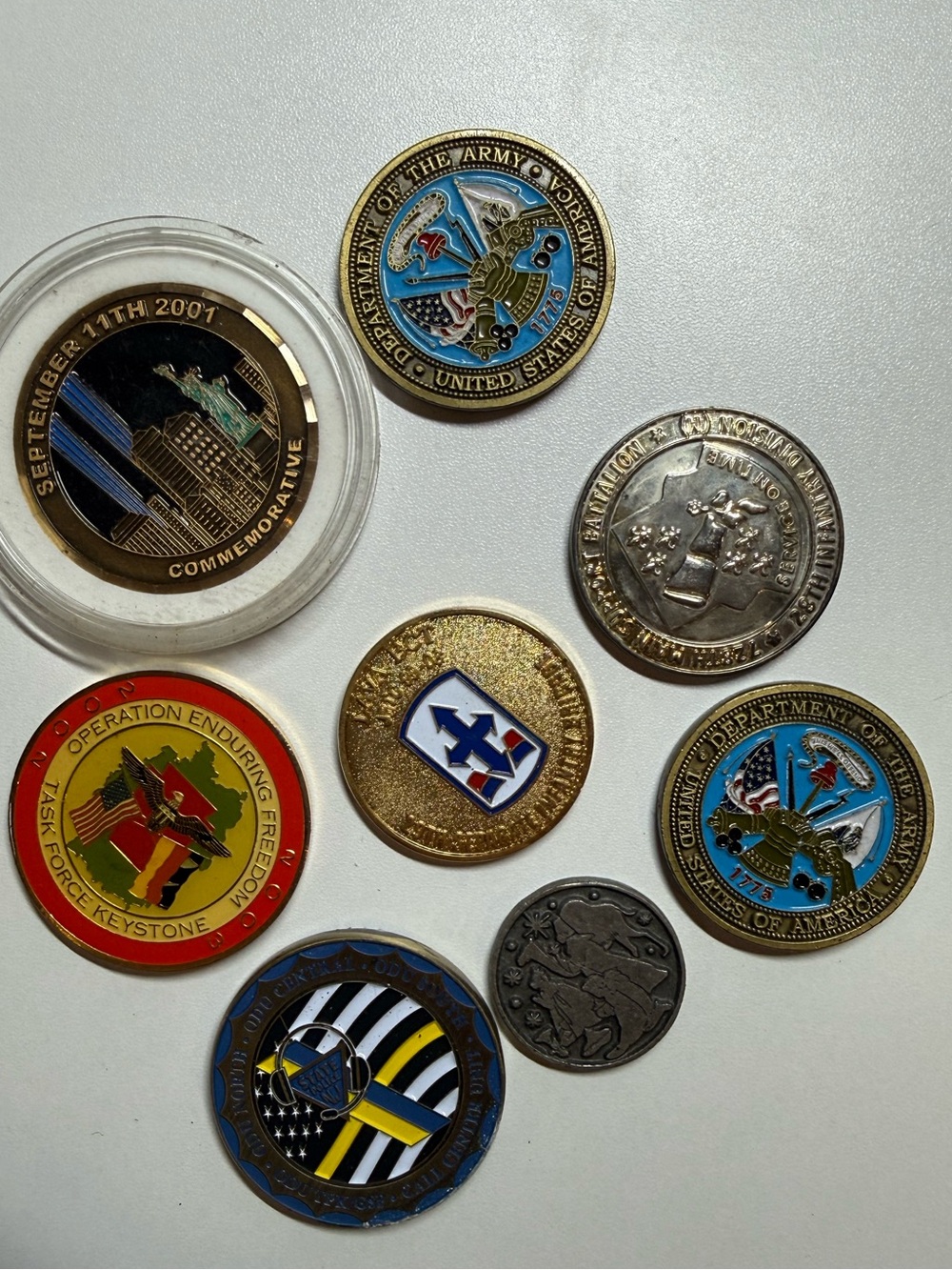 Military & Commemorative Challenge Coin Bundle